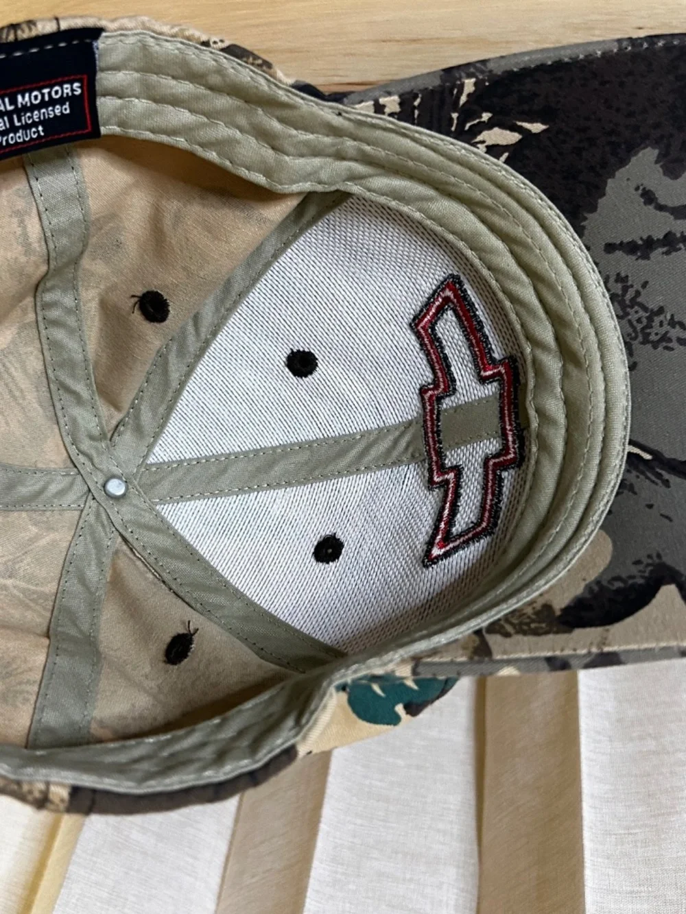 General Motors Chevrolet Camouflage Baseball Cap